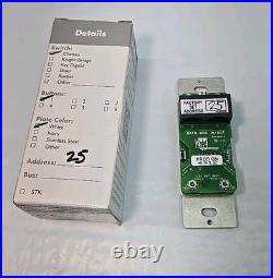 LC&D Acuity Chelsea CH1 BWH PWH 1-Button Digital Wall Switch White GR 2400