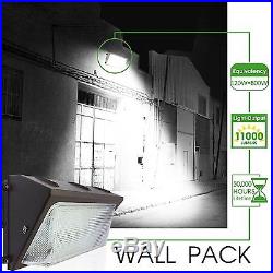 LED 120W WALL PACK Outdoor Lighting 5000K Cool White Industrial Commercial