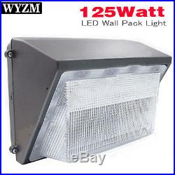 LED 125W Wall Pack Light 600-1000W HPS/HID Replacement 12500 Lumens 5700K White