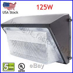 LED 125Watt Wall Pack Light 600-1000W HPS/HID Replacement 12500 Lumens UL Listed