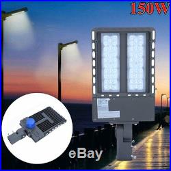 LED 150W Cool White Road Street Light Industrial Lamp Garden Floodlight 5700K BE