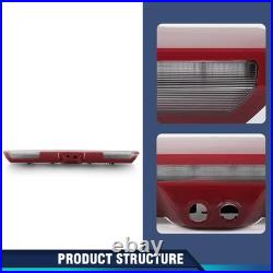 LED 3rd Brake Light for Silverado Sierra 2021-2023 with Camera Mirror Red Lens