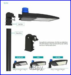 LED Area Light 300W Shoebox 42000 Lumens Photocell Shorting Cap Slipfitter 488V