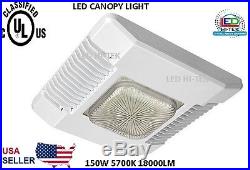 LED CANOPY LIGHT DROP LENS 150W 5700K Gas Station Warehouse Highbay USA SELLER