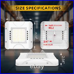 LED Canopy Gas Station Lights 150W Commercial Parking Lot Ceiling Light 3/4/5K