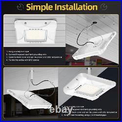 LED Canopy Gas Station Lights 150W Commercial Parking Lot Ceiling Light 3/4/5K