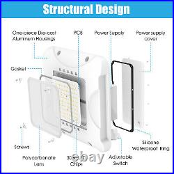 LED Canopy Light 150W 21000lm Outdoor Parking Lot Industrial Lighting ETL-Listed