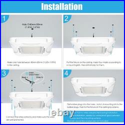 LED Canopy Light 150W 21000lm Outdoor Parking Lot Industrial Lighting ETL-Listed