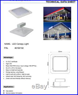 LED Canopy Light 150 Watt Outdoor Fuel Lamp, Gas Station, Convenience Store