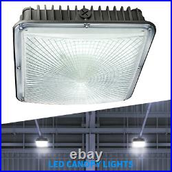 LED Canopy Light Outdoor 70W UL Listed 6-Pack Exterior LED Canopy Light Fixture
