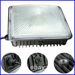 LED Canopy Light Outdoor 70W UL Listed 6-Pack Exterior LED Canopy Light Fixture