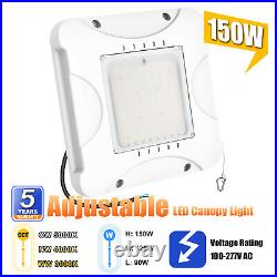 LED Canopy Lights 150W 3K/4K/5K for Parking Lot Warehouse Street Garage Station