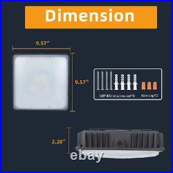 LED Canopy Lights 4-Pack, LED Gas Station Canopy Light Fixture 70.0 Watts, 5500K