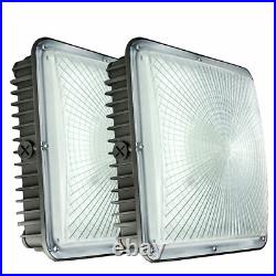 LED Canopy Lights 4-Pack, LED Gas Station Canopy Light Fixture 70.0 Watts, 5500K