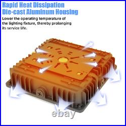 LED Canopy Lights 4-Pack, LED Gas Station Canopy Light Fixture 70.0 Watts, 5500K