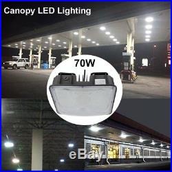 LED Canopy Parking Garage Light Gas Station 70W 5000K UL DLC Premium Ceiling