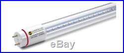 LED Clear Tube Direct Wire Light 18W AC120-277V 5000K (25 Tubes) 4 Foot Tubes