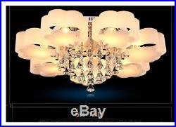 LED Crystal Floral Shade Ceiling Light Living Room Bedroom Lobby Pendant Lamp