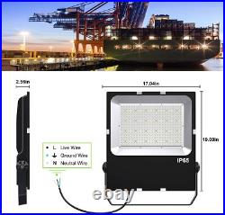 LED Flood Light 240W, 33600LM Stadium Lights IP65 Waterproof Commercial Lighting