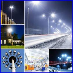 LED Flood Light 240W, 33600LM Stadium Lights IP65 Waterproof Commercial Lighting