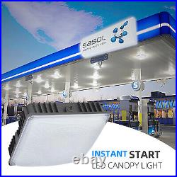 LED Gas Station Canopy Light 70W (4-Pack) 5000K Parking Lot Garage Lamp IP65
