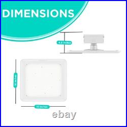 LED Gas Station Canopy Light Glass Cover Watt Selectable (240With200With160W) -5700K