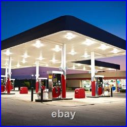 LED Gas Station Canopy Light Glass Cover Watt Selectable (240With200With160W) -5700K