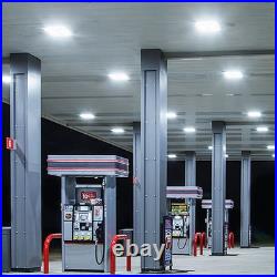 LED Gas Station Canopy Light Glass Cover Watt Selectable (240With200With160W) -5700K LED Gas Station Canopy Light Glass Cover Watt Selectable (240With200With160W) -5700K