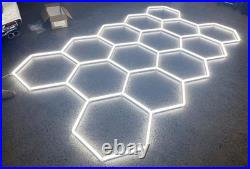 LED Hexagon lights 8ft wide x 14ft long(6500k lumens)