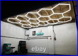 LED Hexagon lights 8ft wide x 14ft long(6500k lumens)