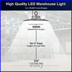 LED High Bay Light 200W 5000K Dimmable Shop Light For Factory Warehouse Garage