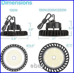 LED High Bay Light 28000LM 200W Dimmable High Bay 5000K Commercial LED Lighting