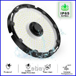 LED High Bay light 200W Wireless Dimmable UFO Shop Light Fixture IP65 Waterproof