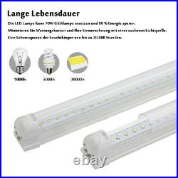 LED Leuchtstoffröhre 120cm 150cm komplett Set mit Fassung T8 Röhre Lichtleiste