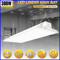 LED Linear High Bay Shop Light, 300W 45000LM Eqv. 1200W MH for Warehouse Garage