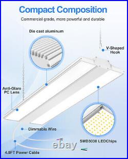 LED Linear High Bay Shop Light, 400W 56000LM Dimmable Warehouse Garage Fixtures