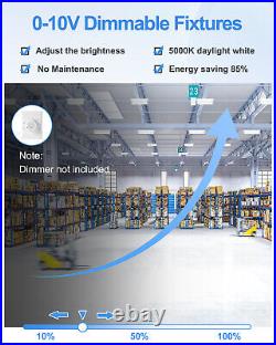 LED Linear High Bay Shop Light, 400W 56000LM Dimmable Warehouse Garage Fixtures