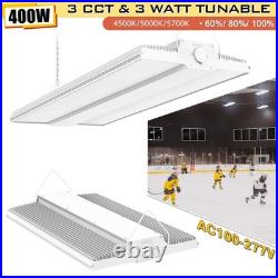 LED Linear High Bay Shop Light 400W 60000LM for Shop Garage Warehouse 4.5/5/5.7K