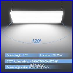 LED Linear High Bay Shop Light 400W 60000LM for Shop Garage Warehouse 4.5/5/5.7K