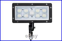 LED Mini-Flood Light 70 watt, 6,800 lumen, DLC Listed, 5000 Kelvin 120-277 volt