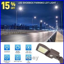 LED Outdoor Steet Light 200W 28000LM Outdoor Driveway Roadway Lighting Fixture