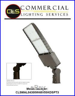 LED Parking Lot Area Light With Slipfitter Mount, Shorting Cap, 480V 42000LM