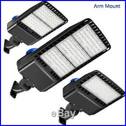 LED Parking Lot Light 100W300W Street Light 5000K Slip Fit Mount Or Arm Mount