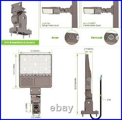 LED Parking Lot Light 150W Commercial Outdoor Street Shoebox Wall Lights Fixture