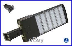 LED Parking Lot Light 150/200/300W Pole Mounting Connector For Square Pole DLC