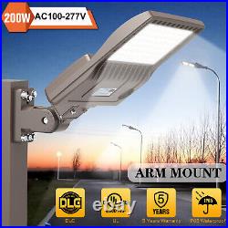 LED Parking Lot Light 200W Commercial Outdoor Street Shoebox Area Light IP65 UL