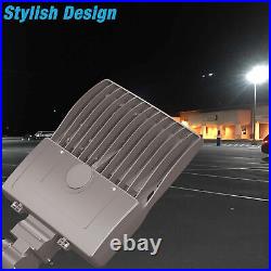 LED Parking Lot Light 200W Commercial Outdoor Street Shoebox Area Light IP65 UL