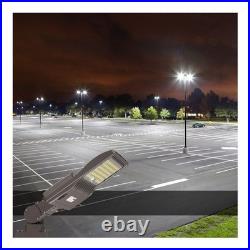 LED Parking Lot Light 200W Shoebox Area Street Light with Photocell IP65