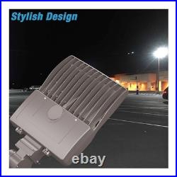 LED Parking Lot Light 200W Shoebox Area Street Light with Photocell IP65