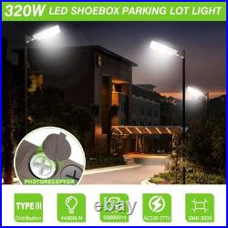 LED Parking Lot Light 320W 44800lm Outdoor Shoebox Light for Yard Street Stadium LED Parking Lot Light 320W 44800lm Outdoor Shoebox Light for Yard Street Stadium